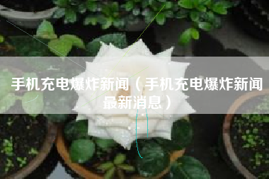 手机充电爆炸新闻(手机充电爆炸新闻最新消息)